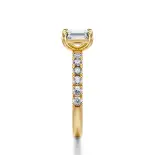 Pierścionek z diamentem szlif szmaragdowy SBPZ_061